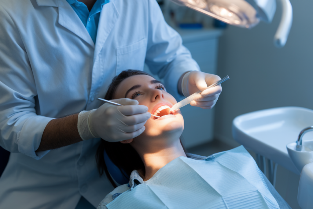 Traitements professionnels chez le dentiste